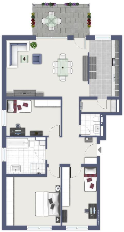 Apartwehr Business&Ferien Apartment Rot Exterior photo